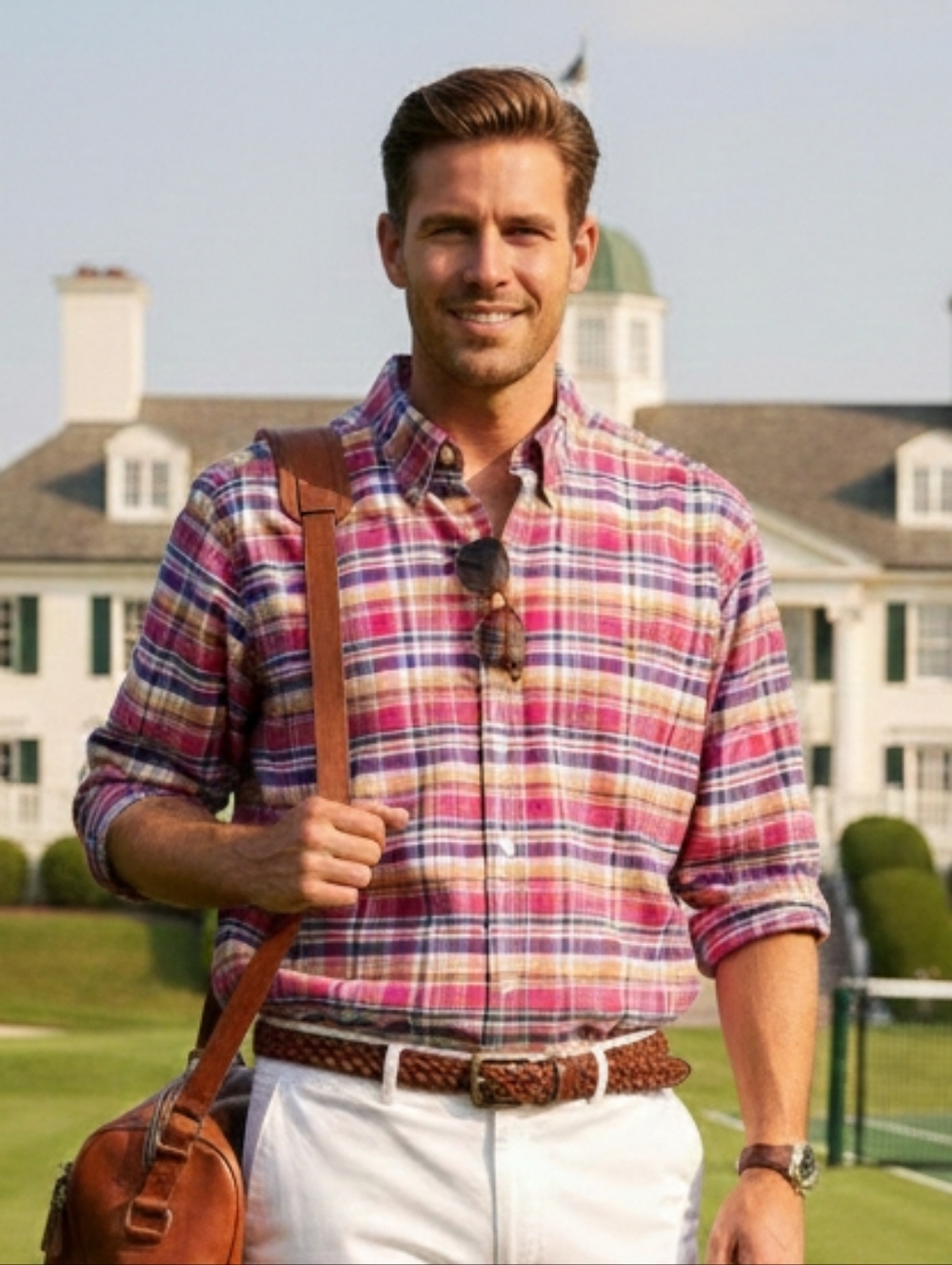 NWOT Ralph Lauren XL Old Money Country Club Madras Plaid Button Down Shirt
